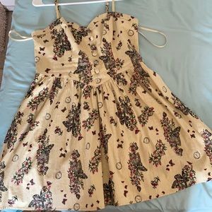 Brand new floral hot topic dress!